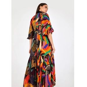 FARM Rio Multicolor Midi Dress